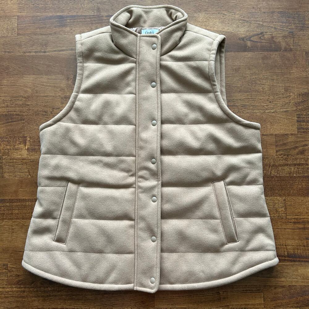 Croft & Barrow Cozy Earth-Tone Quilted Vest – Rustic Minimal Fall Style - Picture 2 of 11